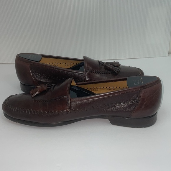 Mezlan leather mens dress shoes handmade in Spain Sz 10 main image 14